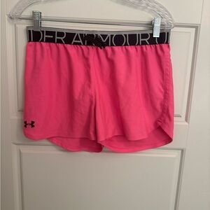 Under Armour Women's Vibrant Pink Athletic Shorts